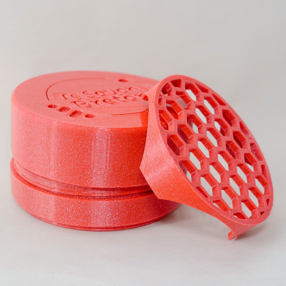 Boite à savon Rouge