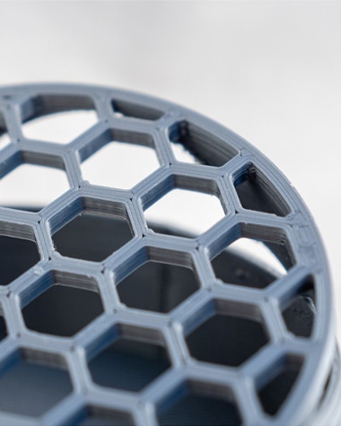Boite à savon avec grille alvéolée