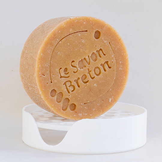Porte-savon blanc