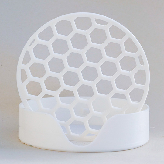 Porte-savon blanc