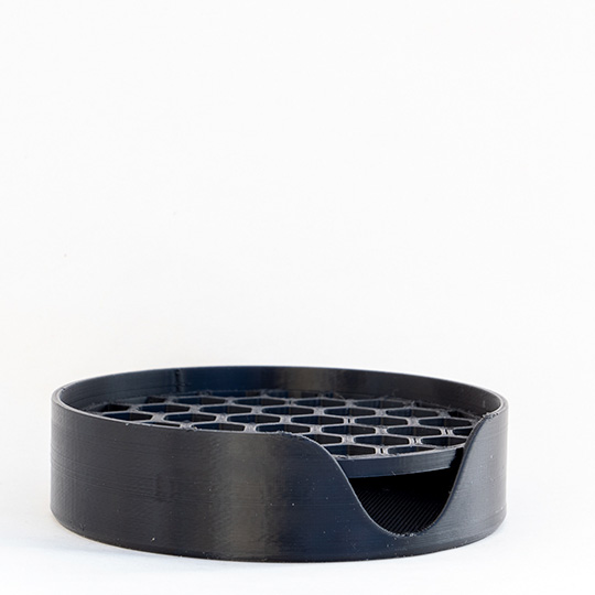 Porte-savon noir