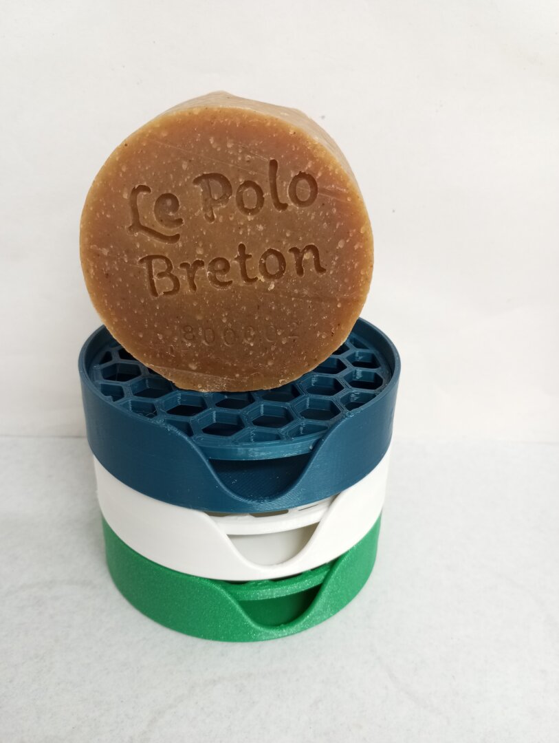 porte savon bleu nuit