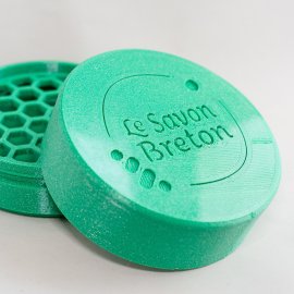 Boite à savon Vert