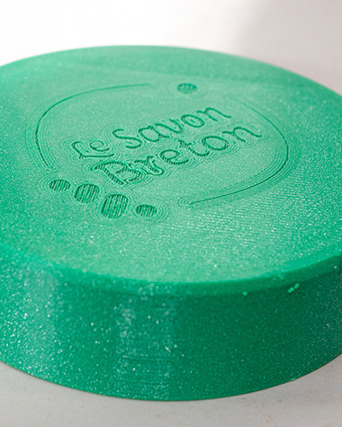 Porte-savon vert