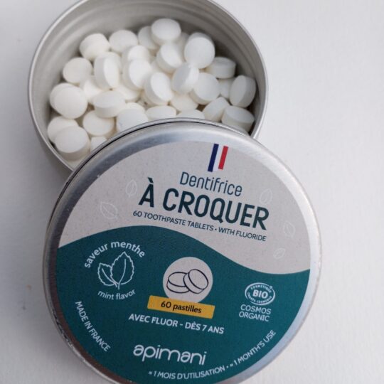 dentifrice pastille menthe