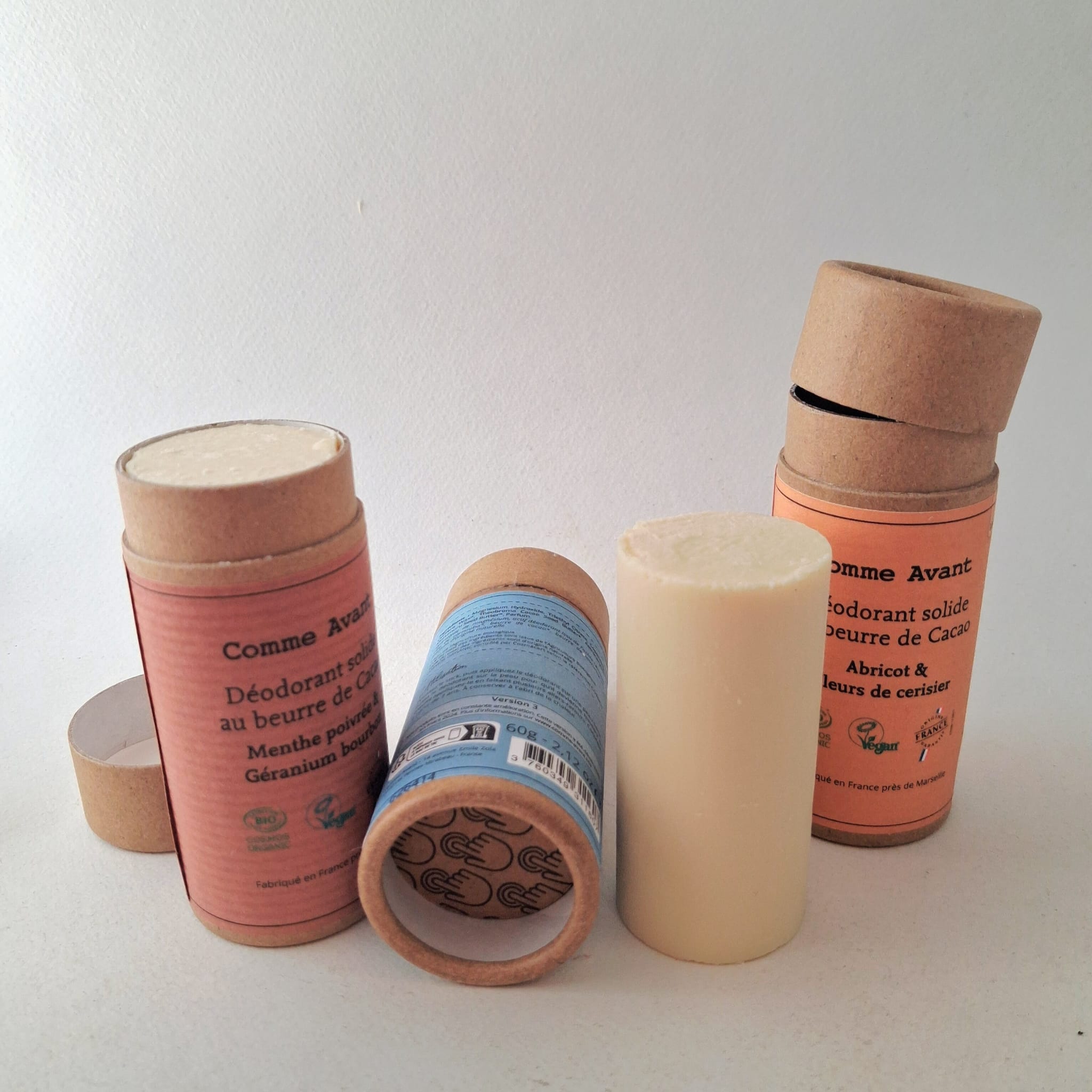 Déodorants solides, sains et écologiques