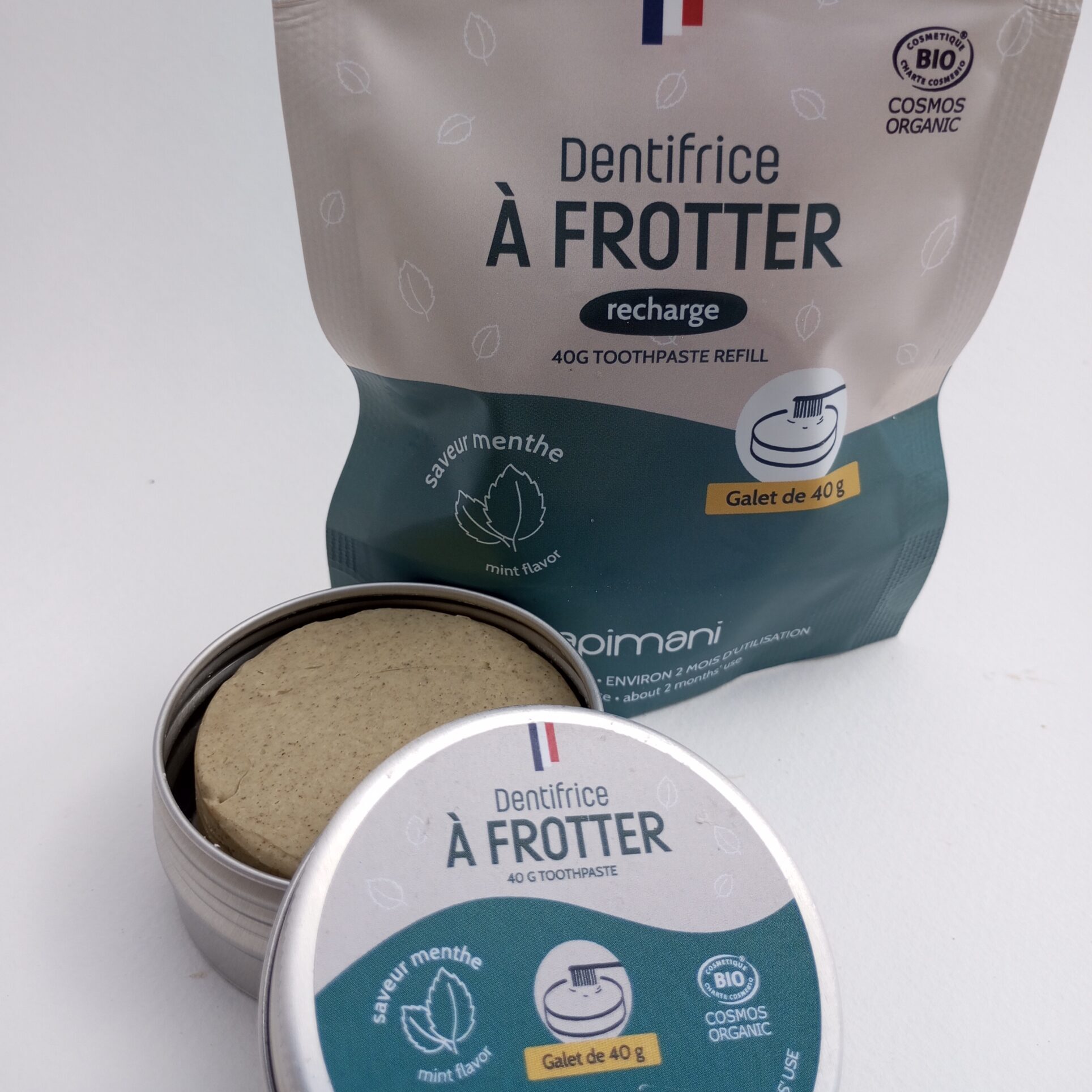 Galet dentifrice