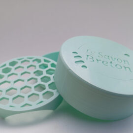 boîte à savon vert pistache