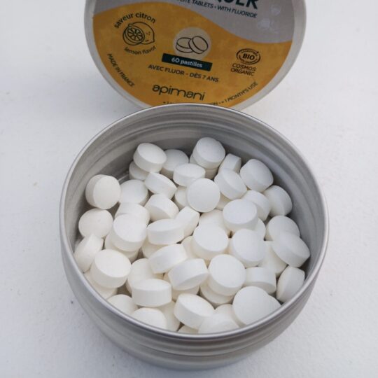 dentifrice pastille citron