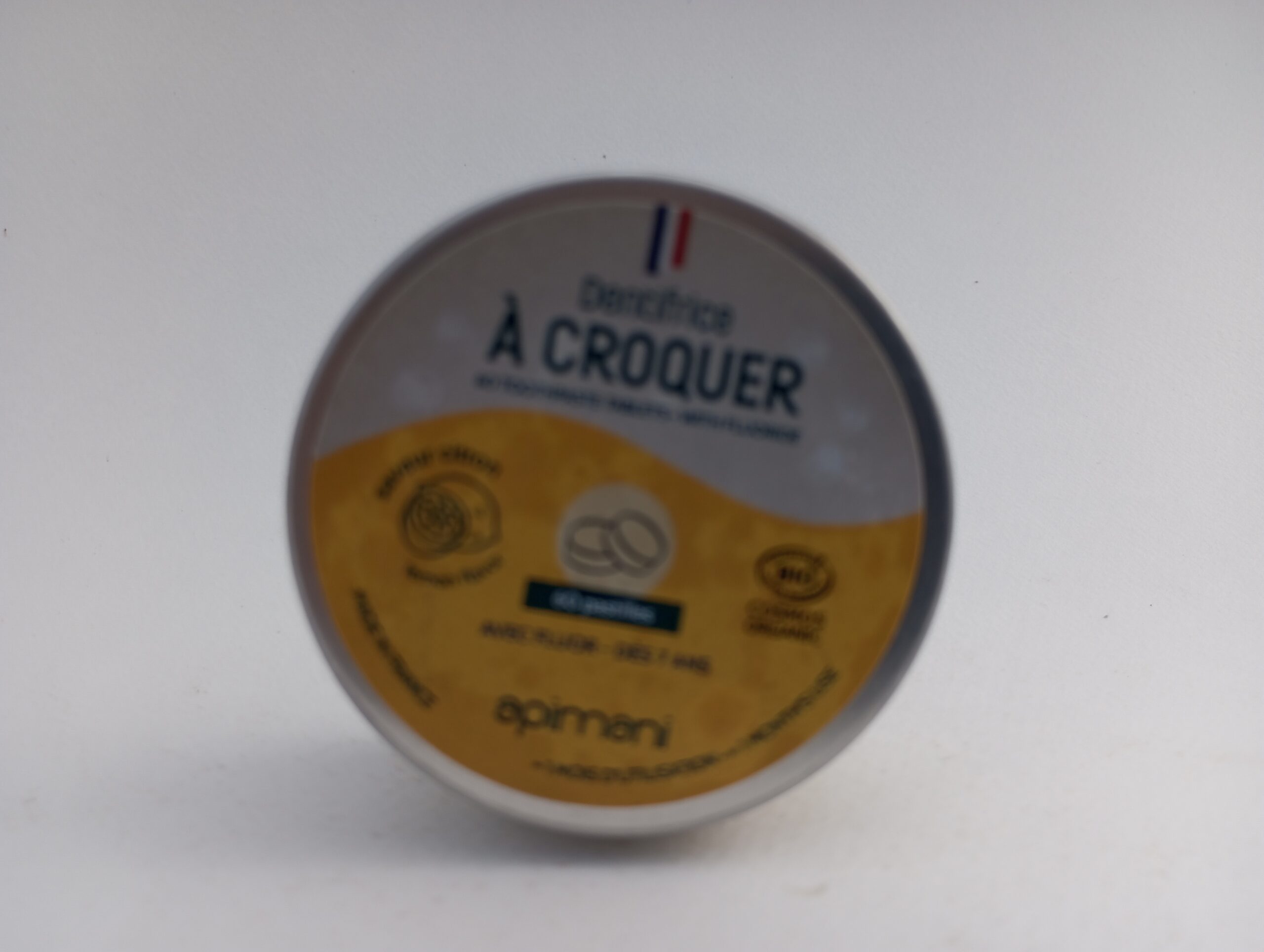 dentifrice pastille citron