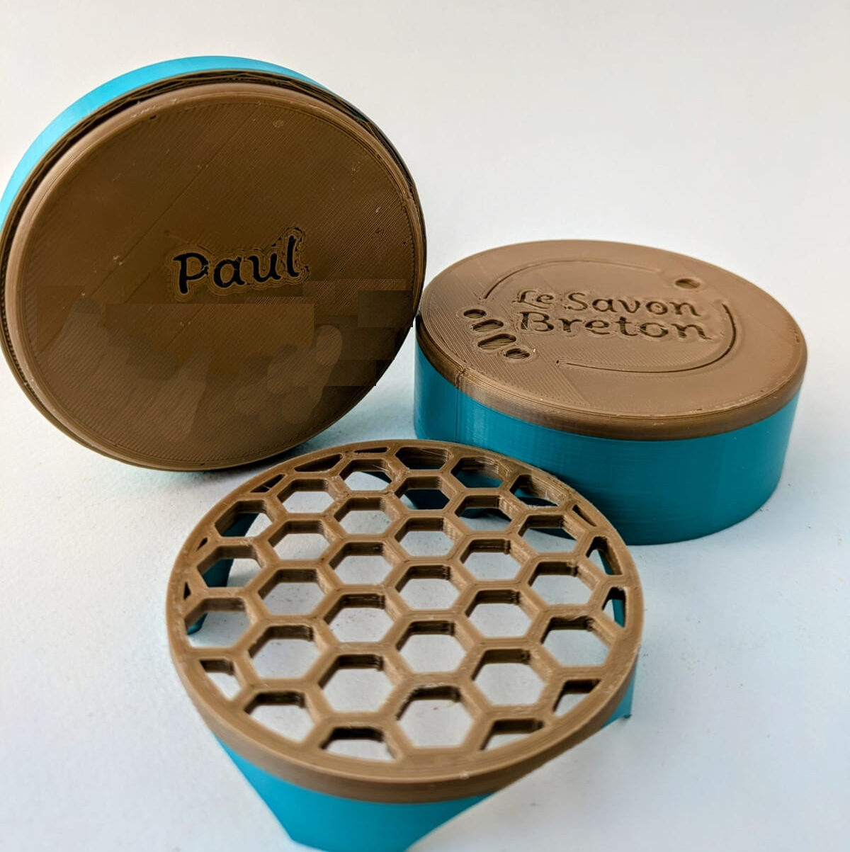 Boîte à savon personnalisée