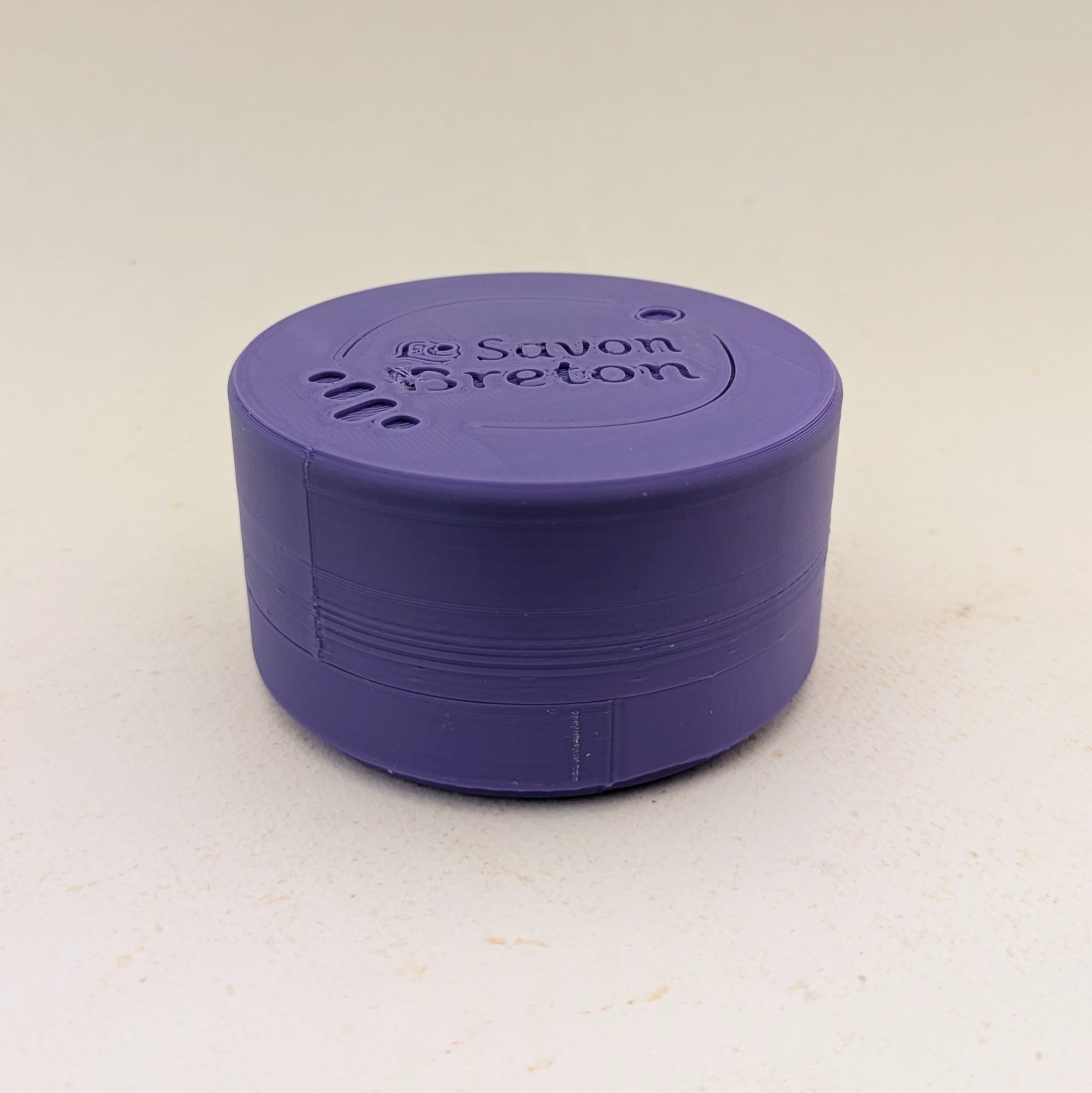boîte à savon violet