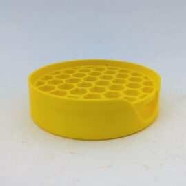 porte savon jaune
