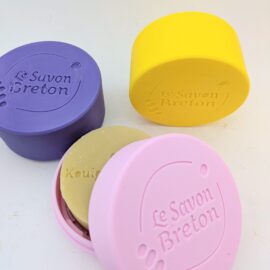 boîte à savon violet