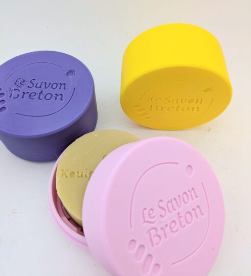 boîte à savon violet