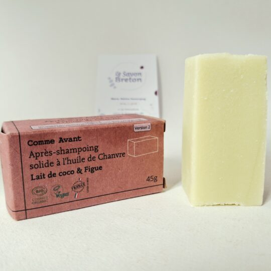 après shampoing solide bio