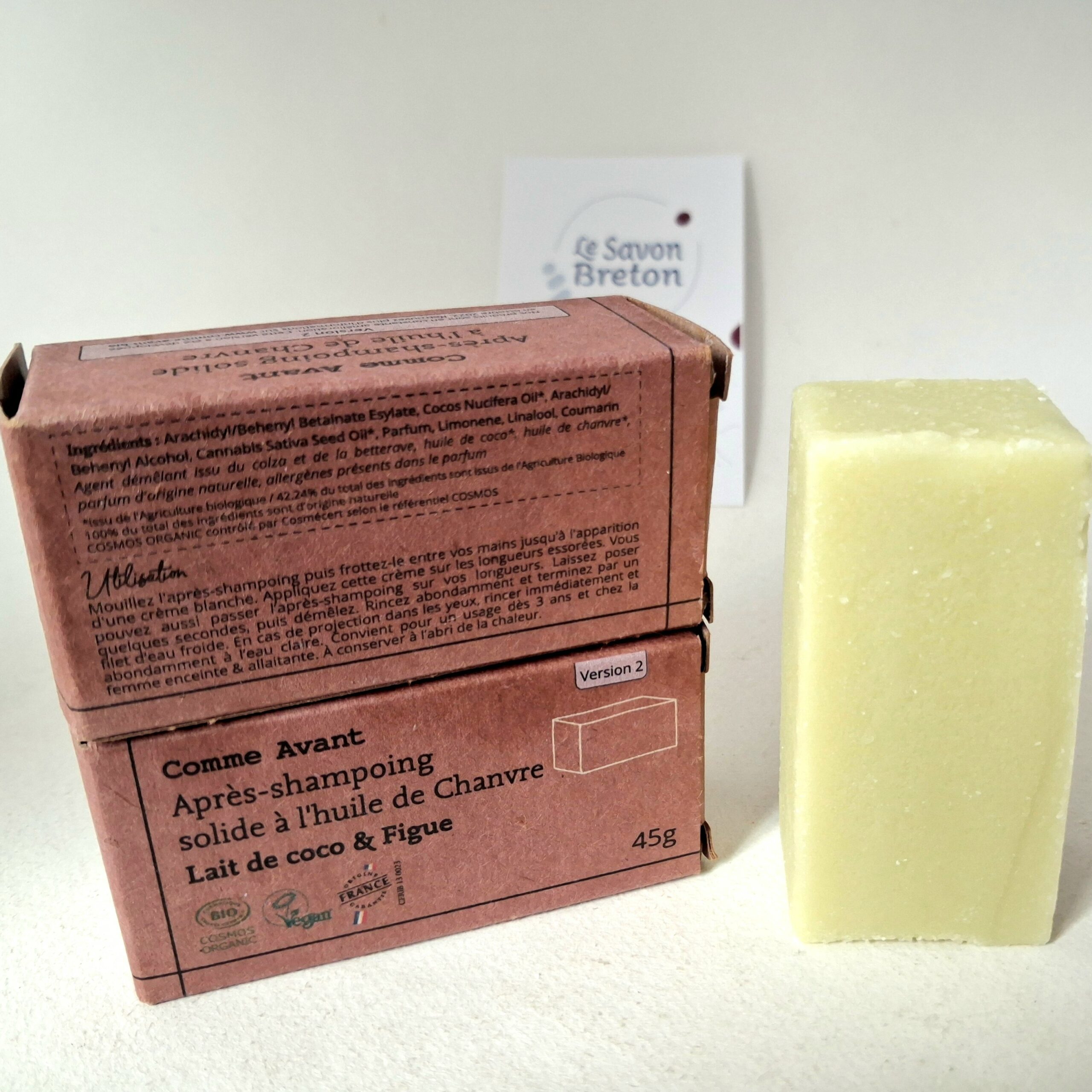 après shampoing solide bio