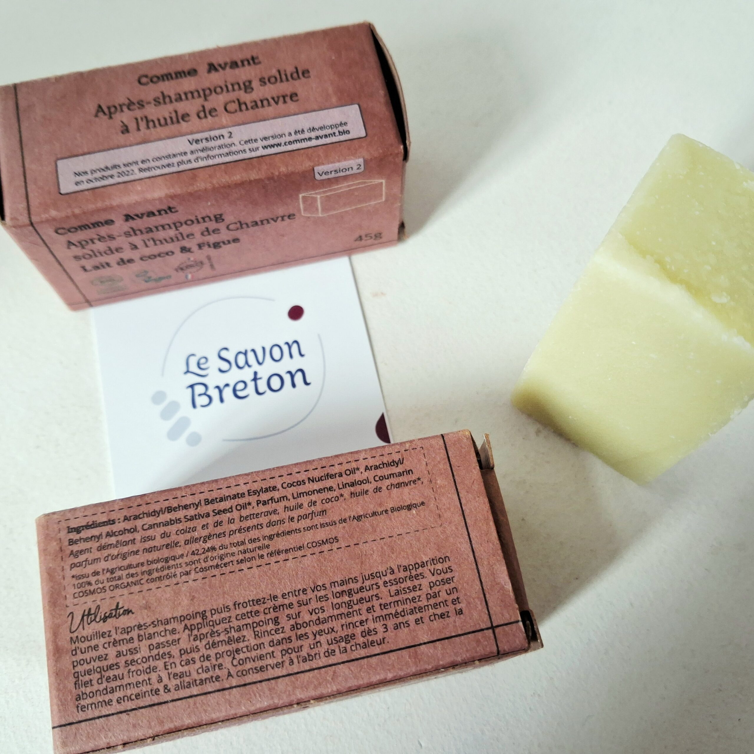 après shampoing solide bio